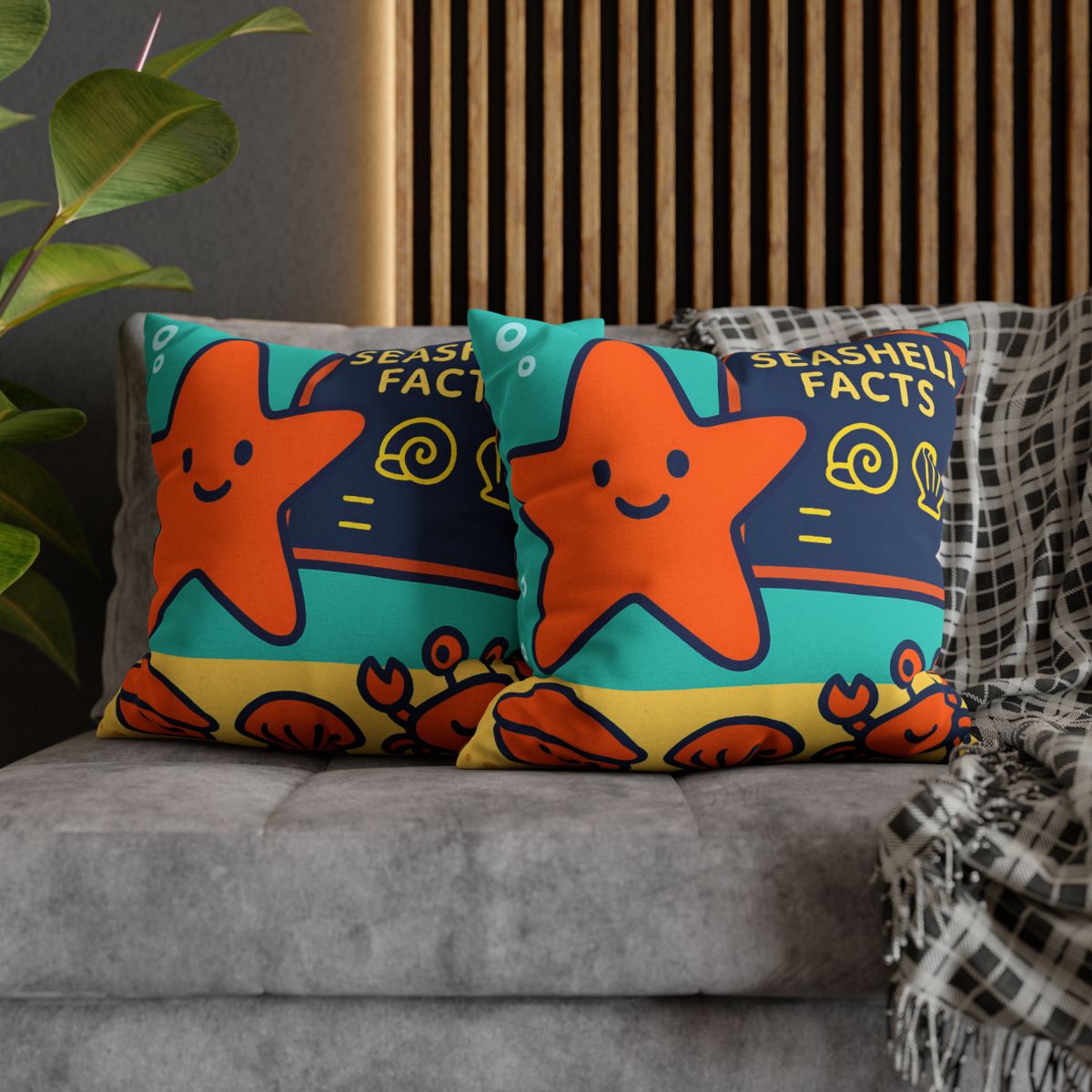 Starfish Science Class stylish decorative pillowcases