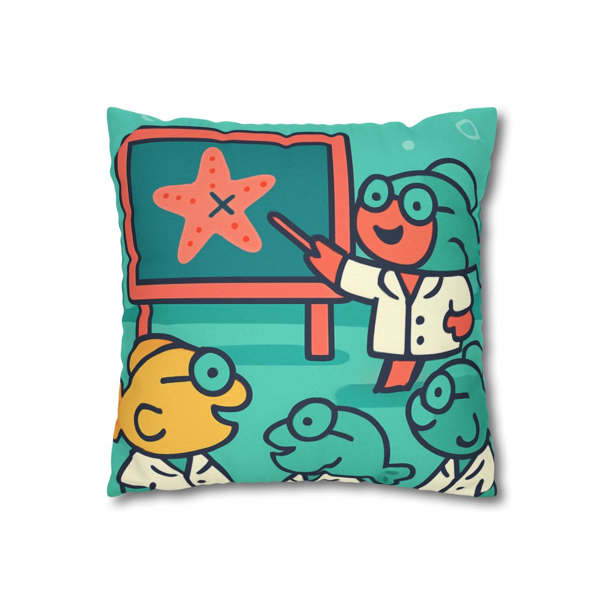 Coral School Of Scientists custom pillow cases