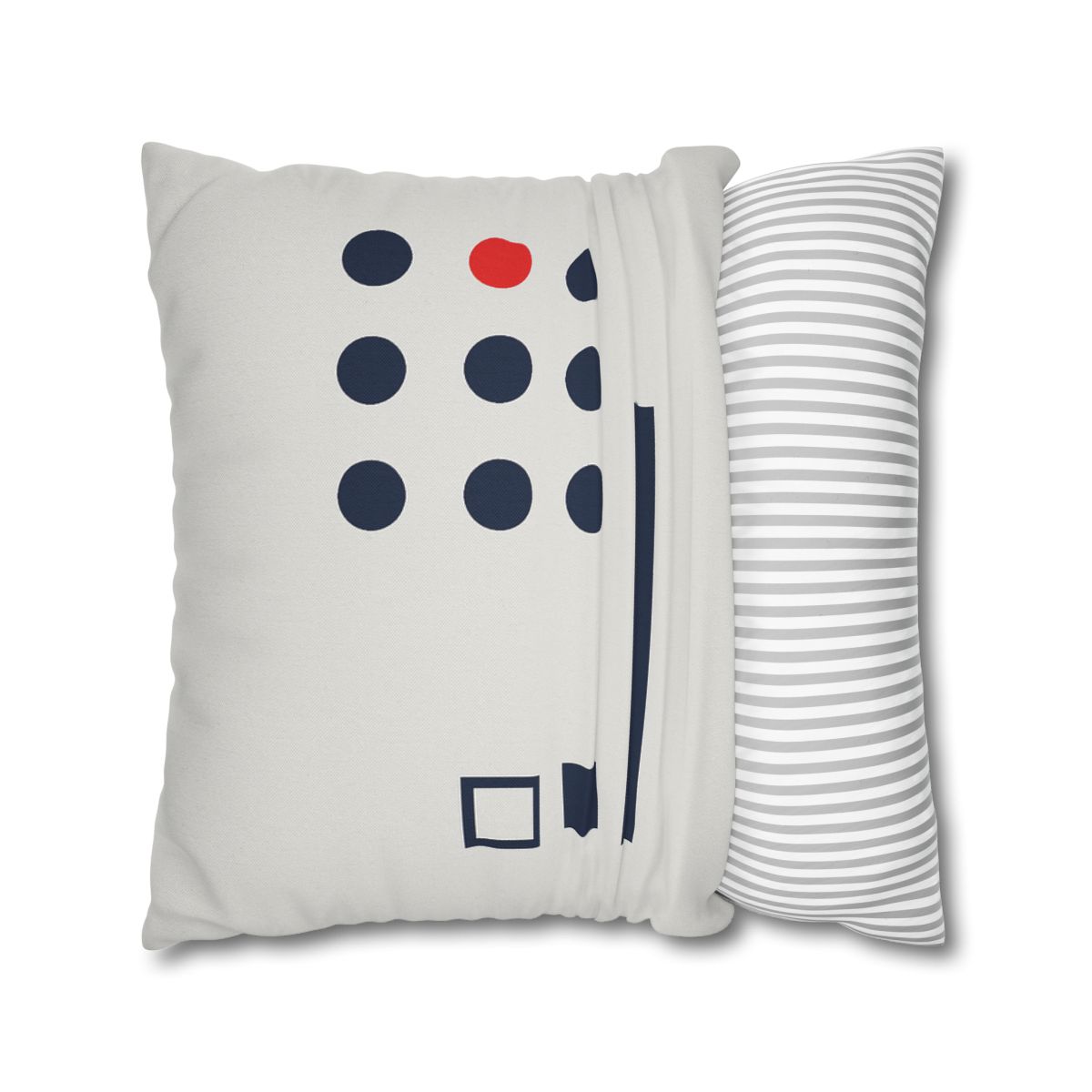 Missing Cell Dot Grid With Long Bar personalized pillow covers