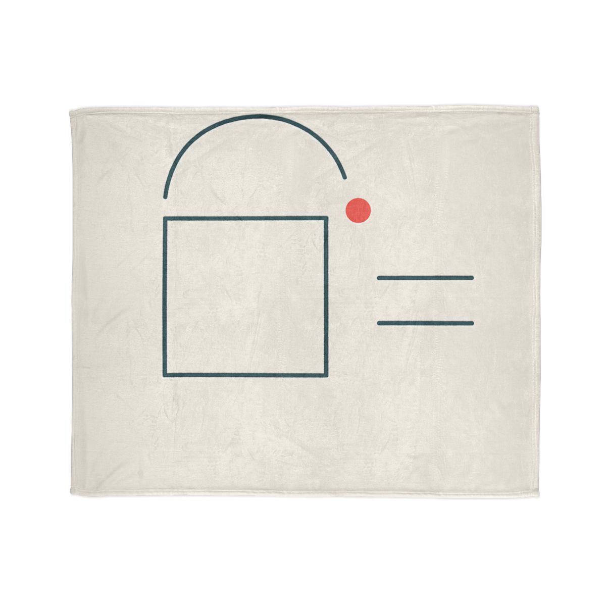 Open Frame With Drifting Arc decorative home blankets