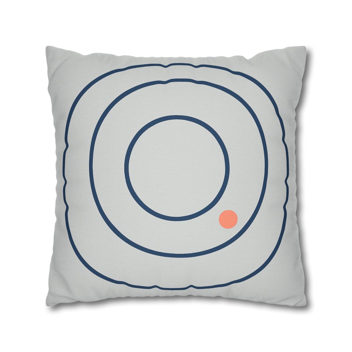 Three Calm Rings With Accent Dot trendy patterned pillow cases