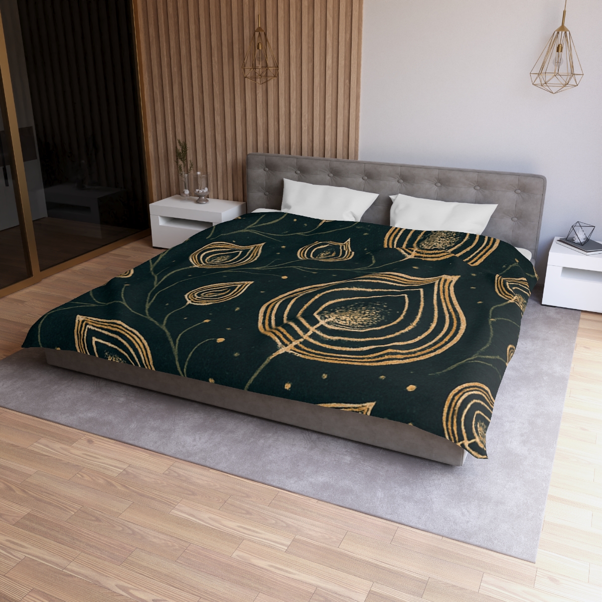 Seed Pod Constellation personalized bedding duvets