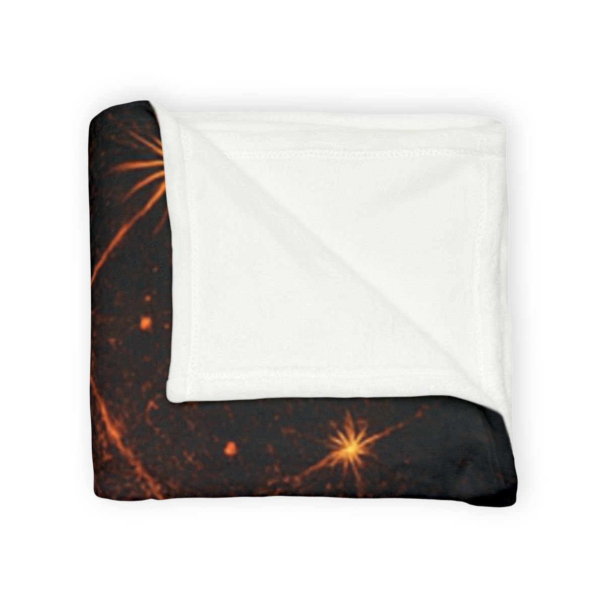 Photon Burst Mandala designer printed blankets