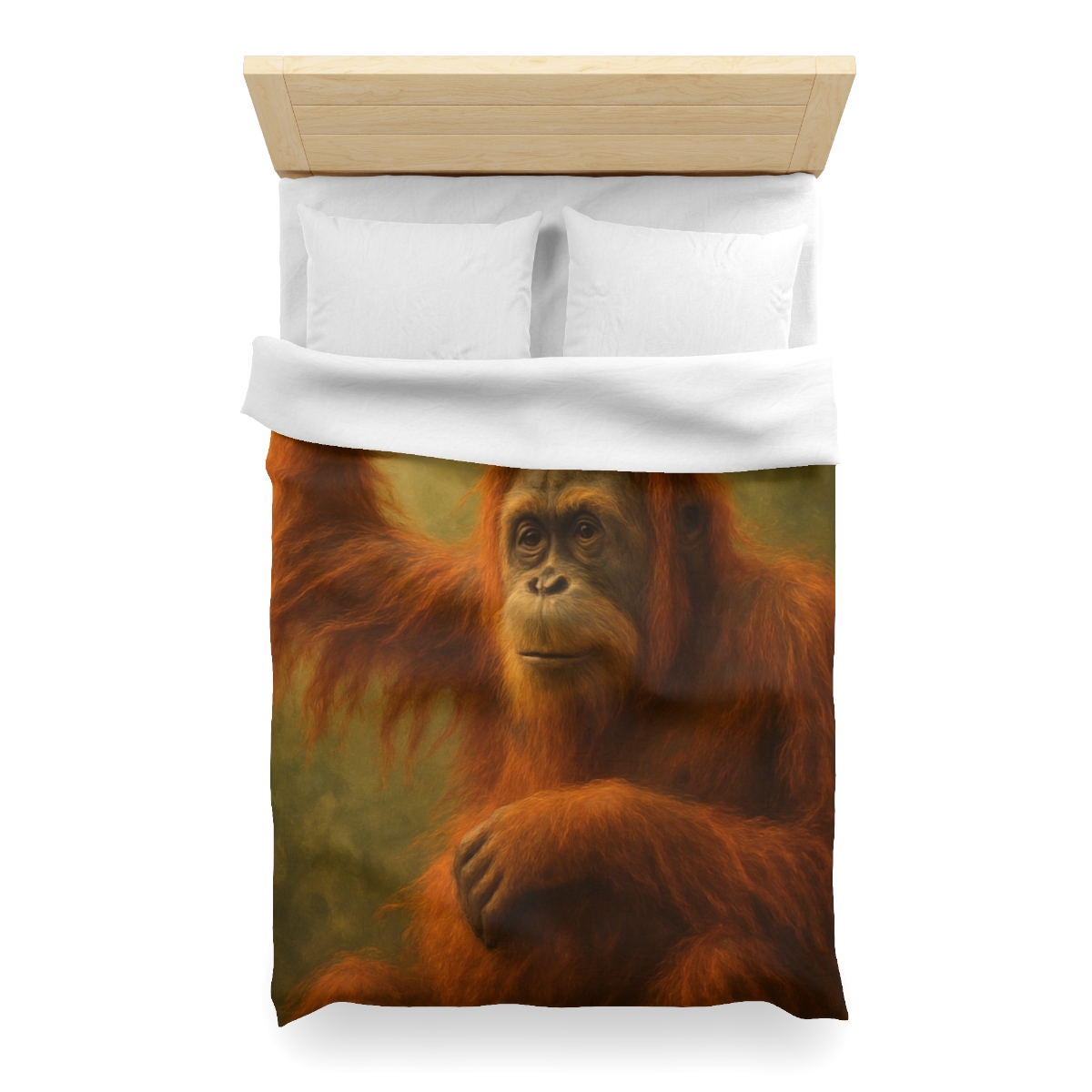 Canopy Sage Orangutan unique patterned duvets