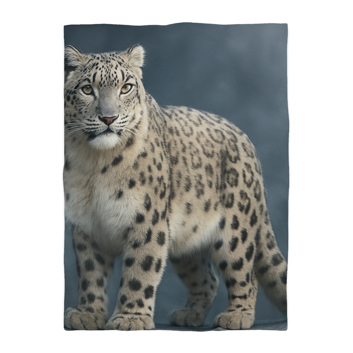 Aurora Gaze Snow Leopard personalized bedding duvets