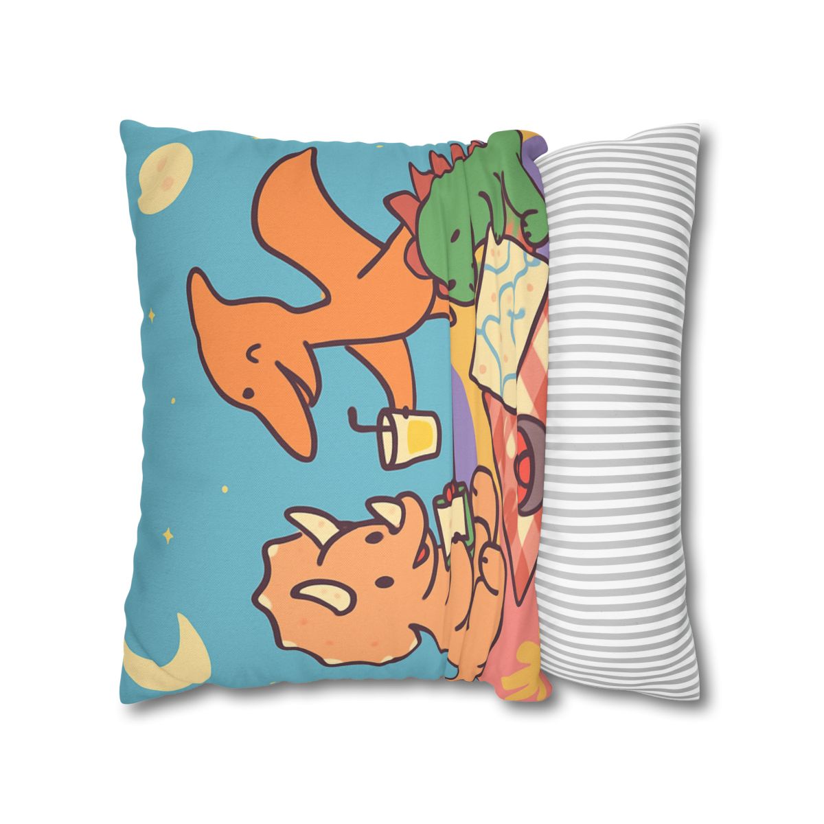 Planet Picnic With Dinosaurs custom pillow cases