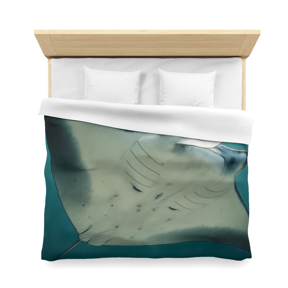 Celestial Glide Reef Manta Ray warm winter duvets
