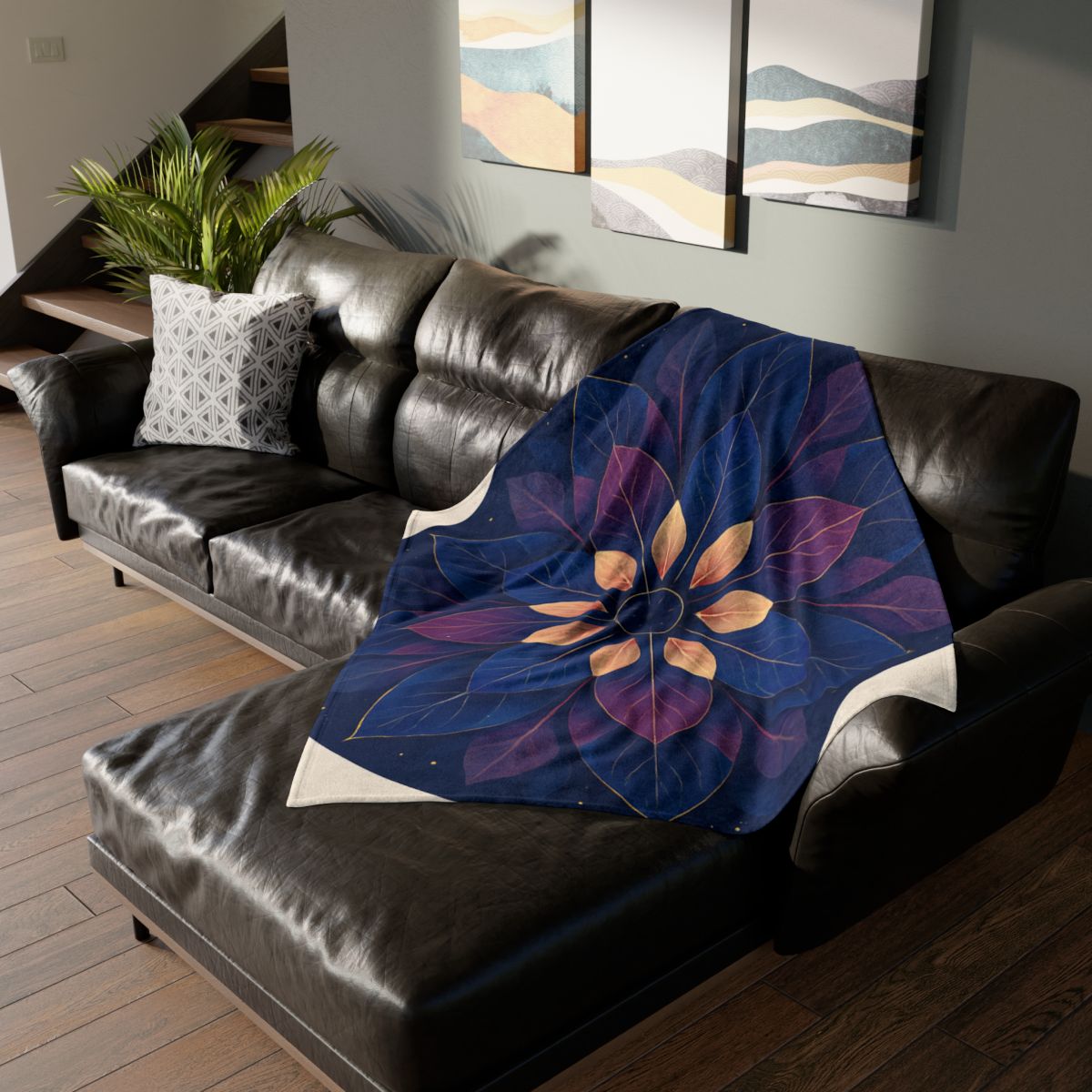Petal Prism Mandala warm winter blankets