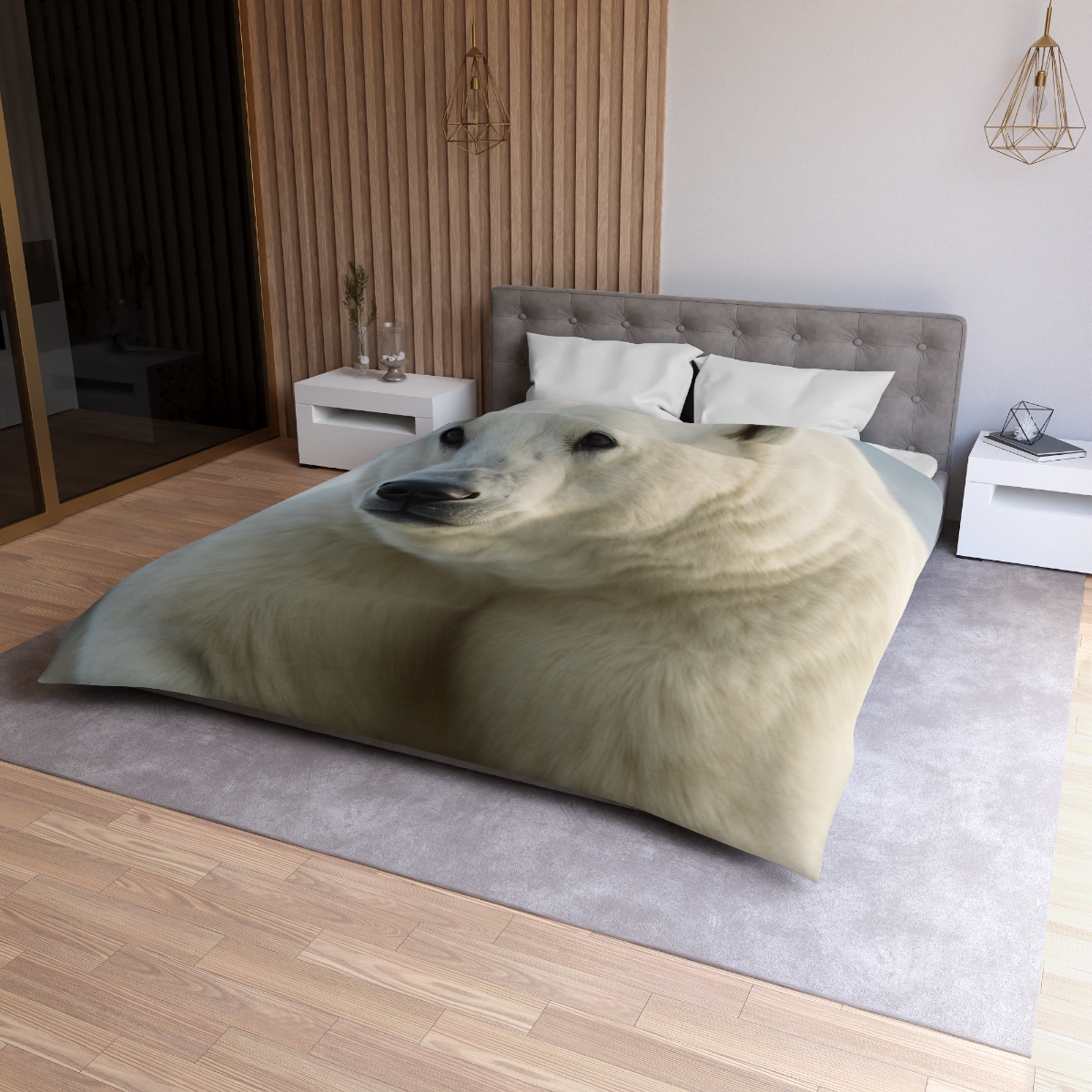 Glacier Sentinel Polar Bear warm winter duvets