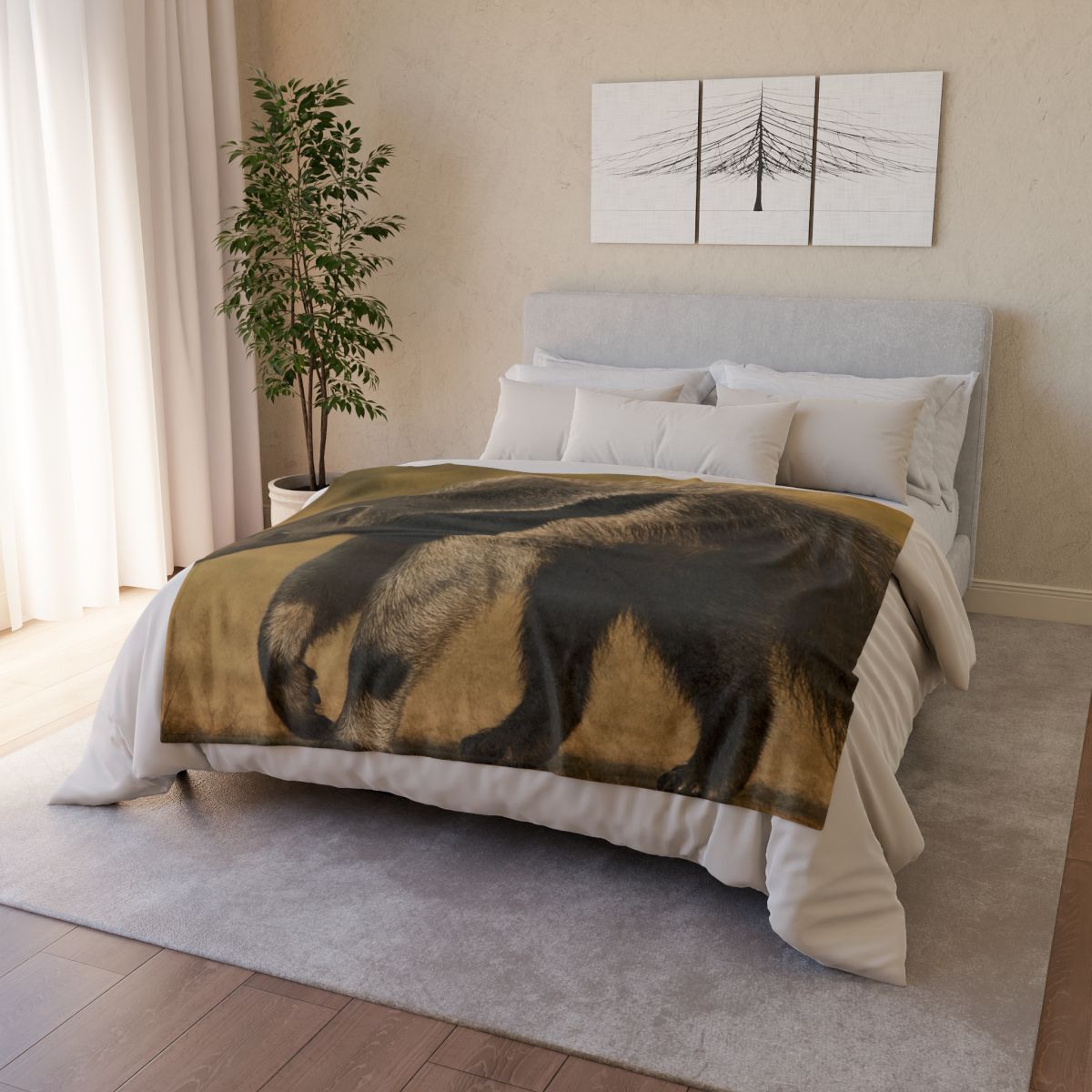 Velvet Trail Giant Anteater warm winter blankets