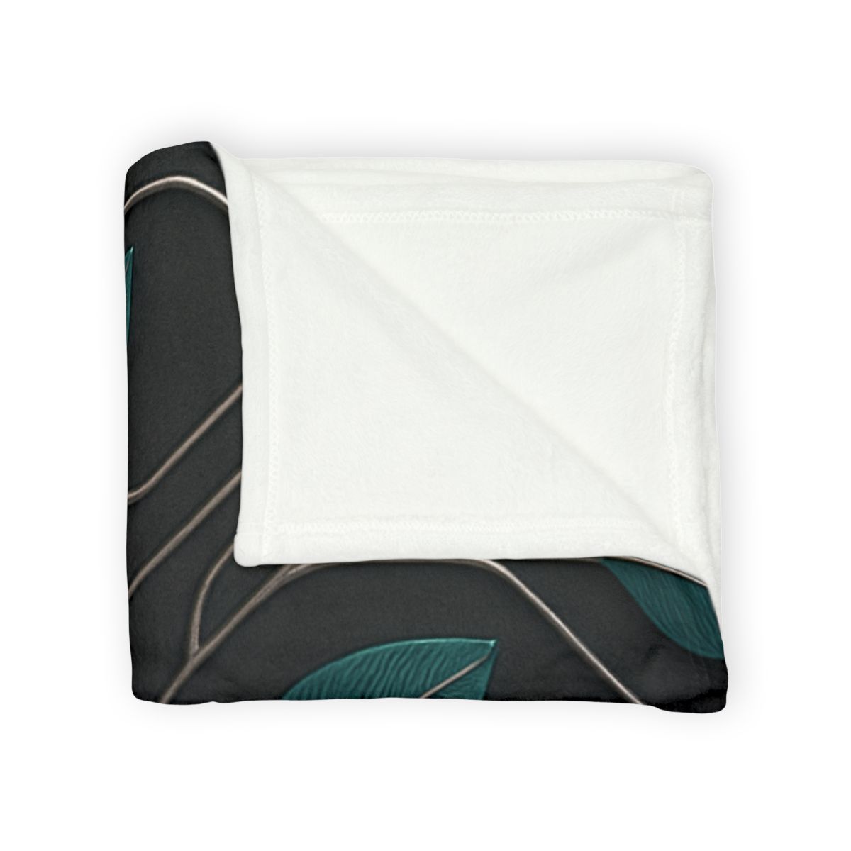 Vine Circuit Filigree soft fleece blankets