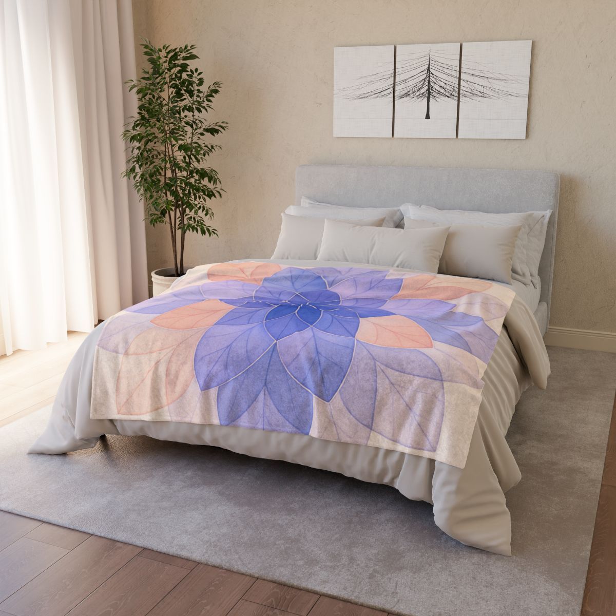 Petal Prism Lattice unique gift blankets