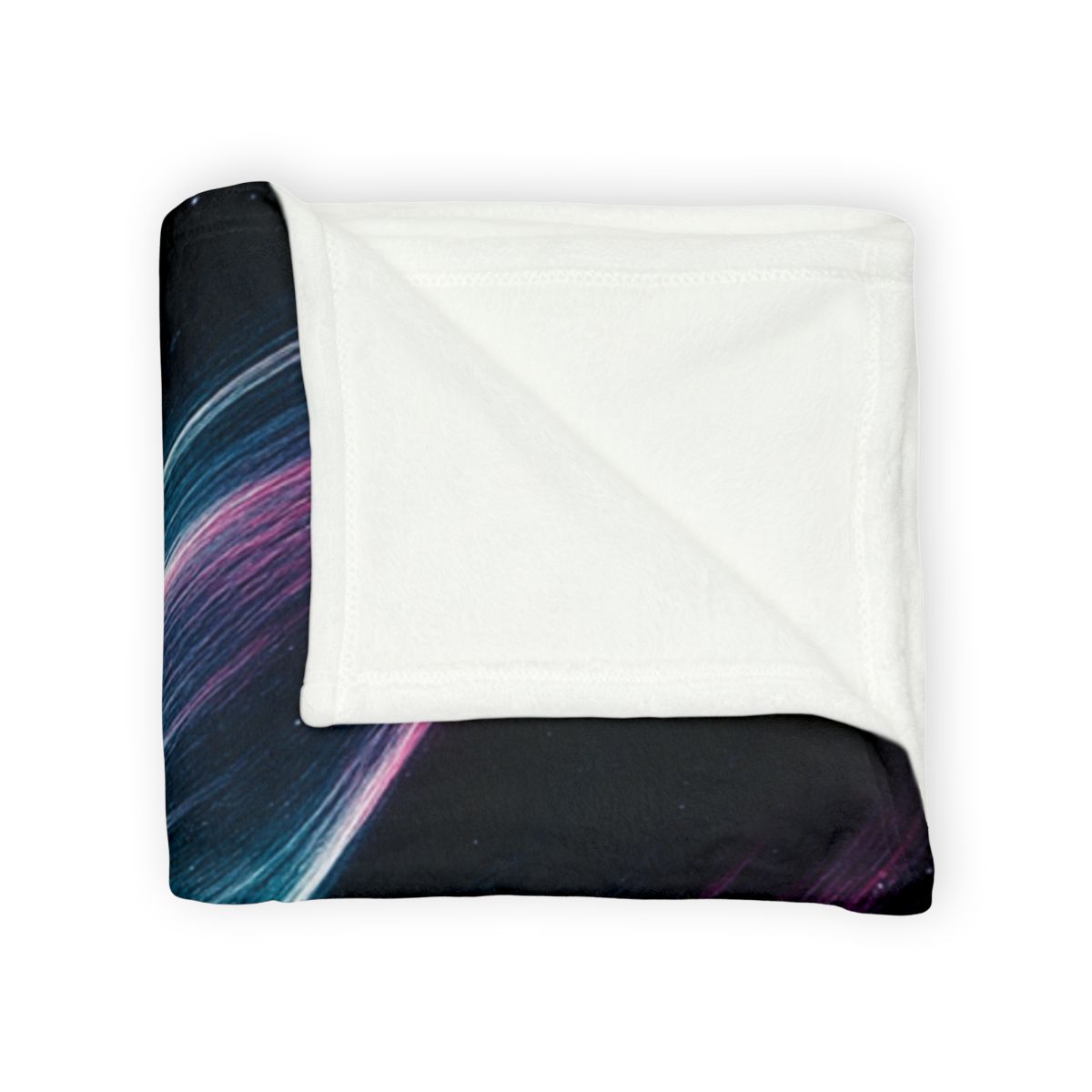 Gravitational Halo Bloom soft fleece blankets