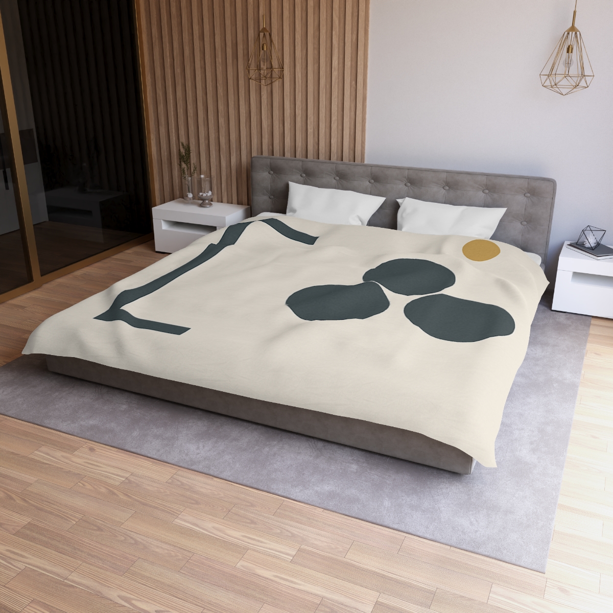 Diagonal Bracket And Three Circle Cluster warm winter duvets