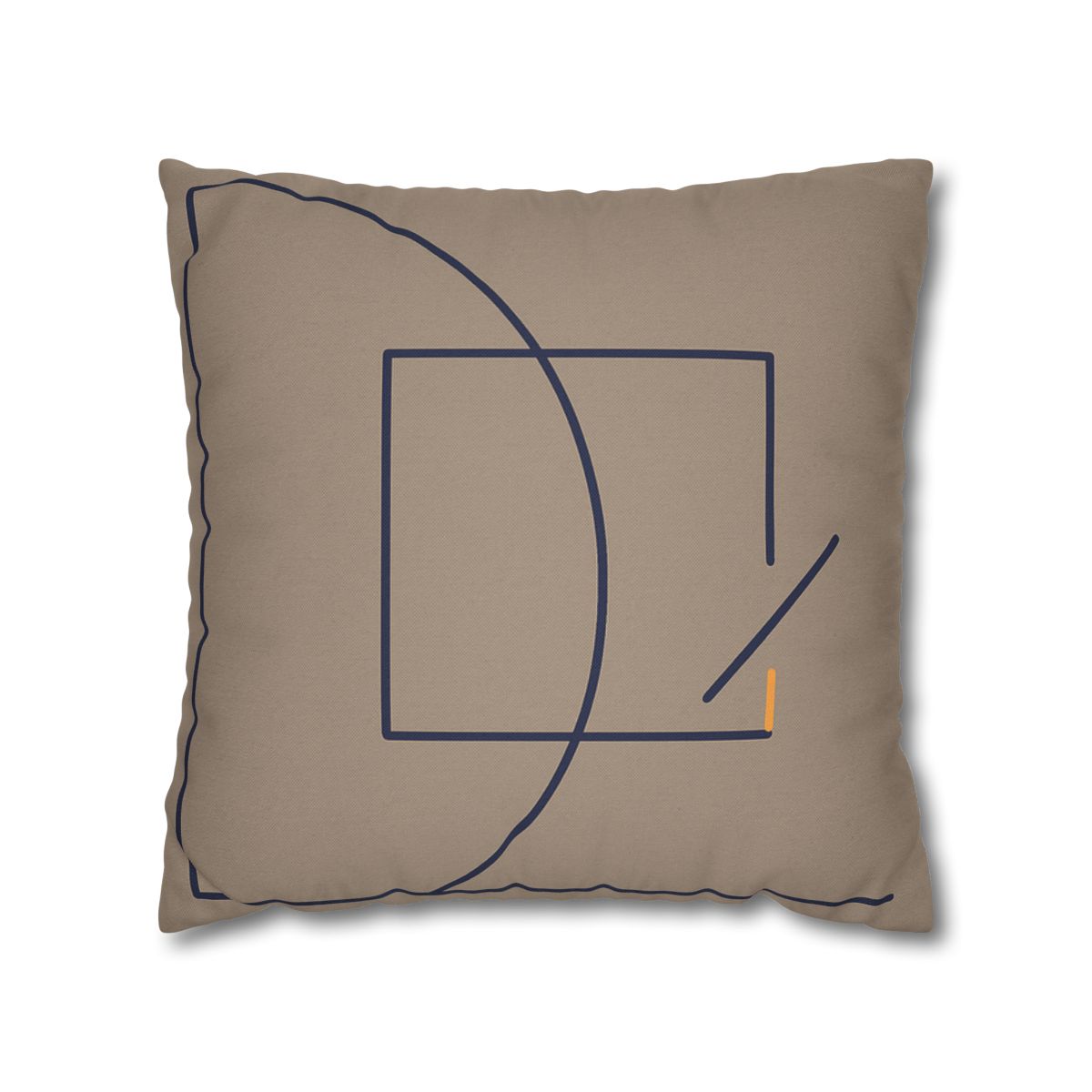 Corner Arc With Nested Open Square trendy patterned pillow cases