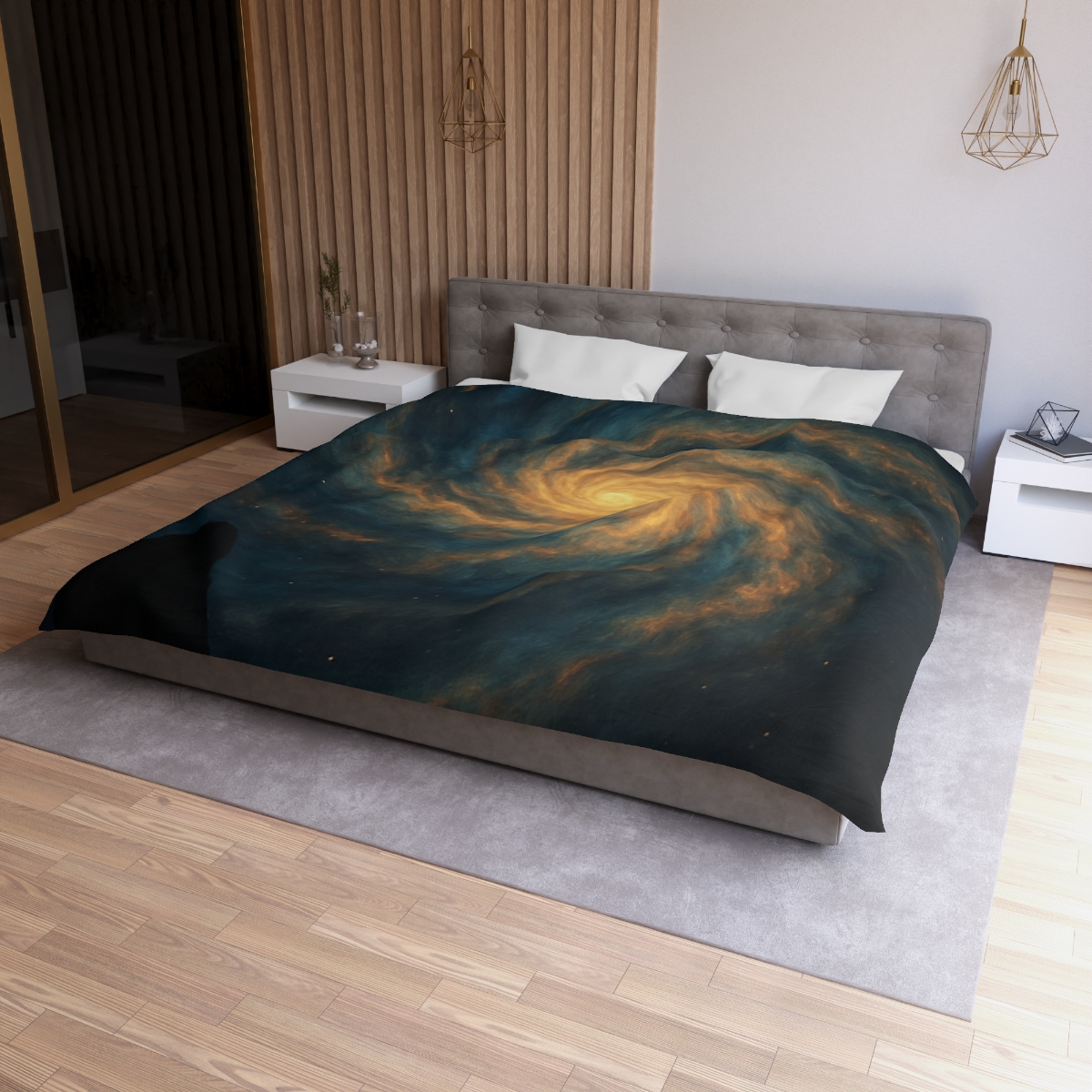 Nebula Spiral Tapestry unique patterned duvets