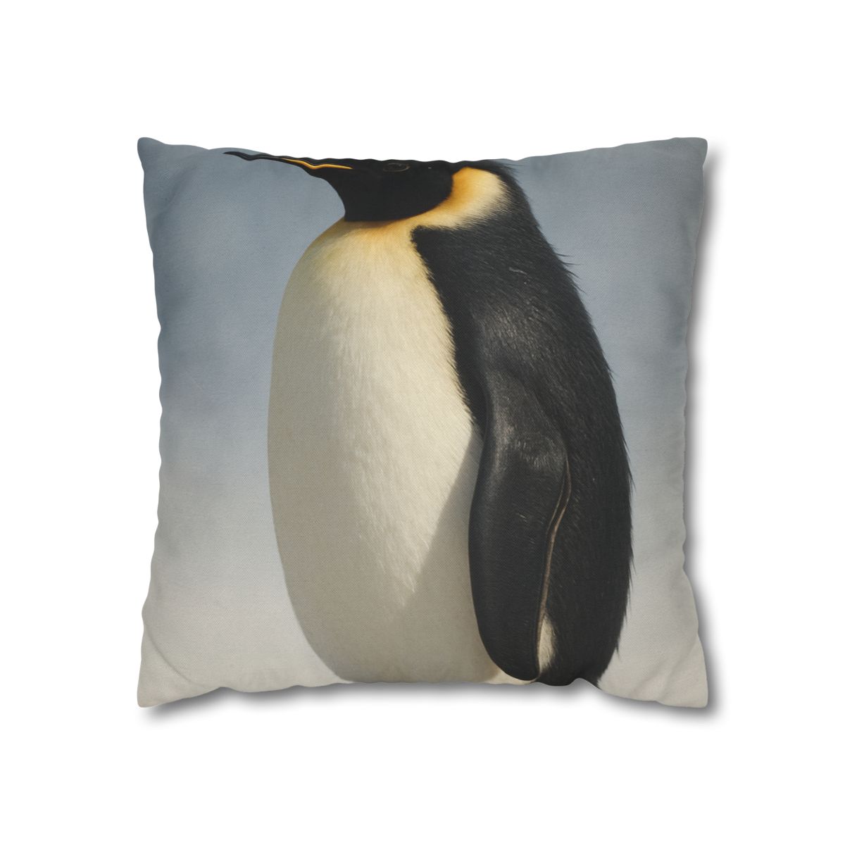 Glacier Gleam Emperor Penguin designer print pillow cases