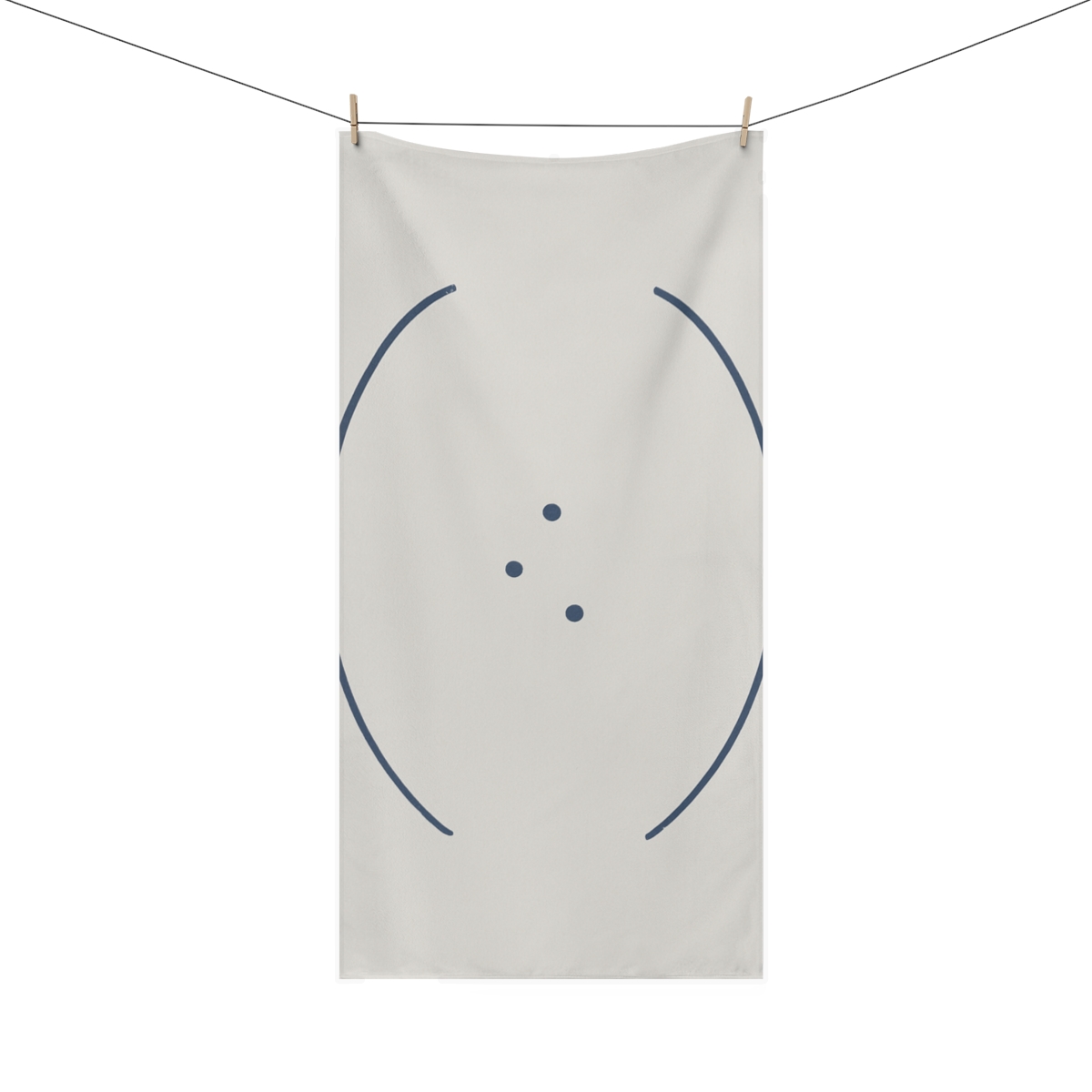 Twin Arc Constellation personalized bath towels