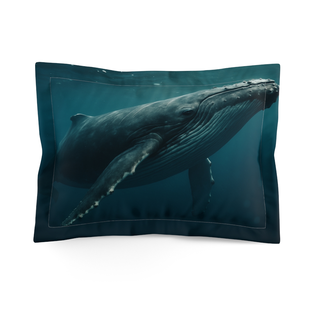 Ocean Song Humpback Whale trendy accent pillows