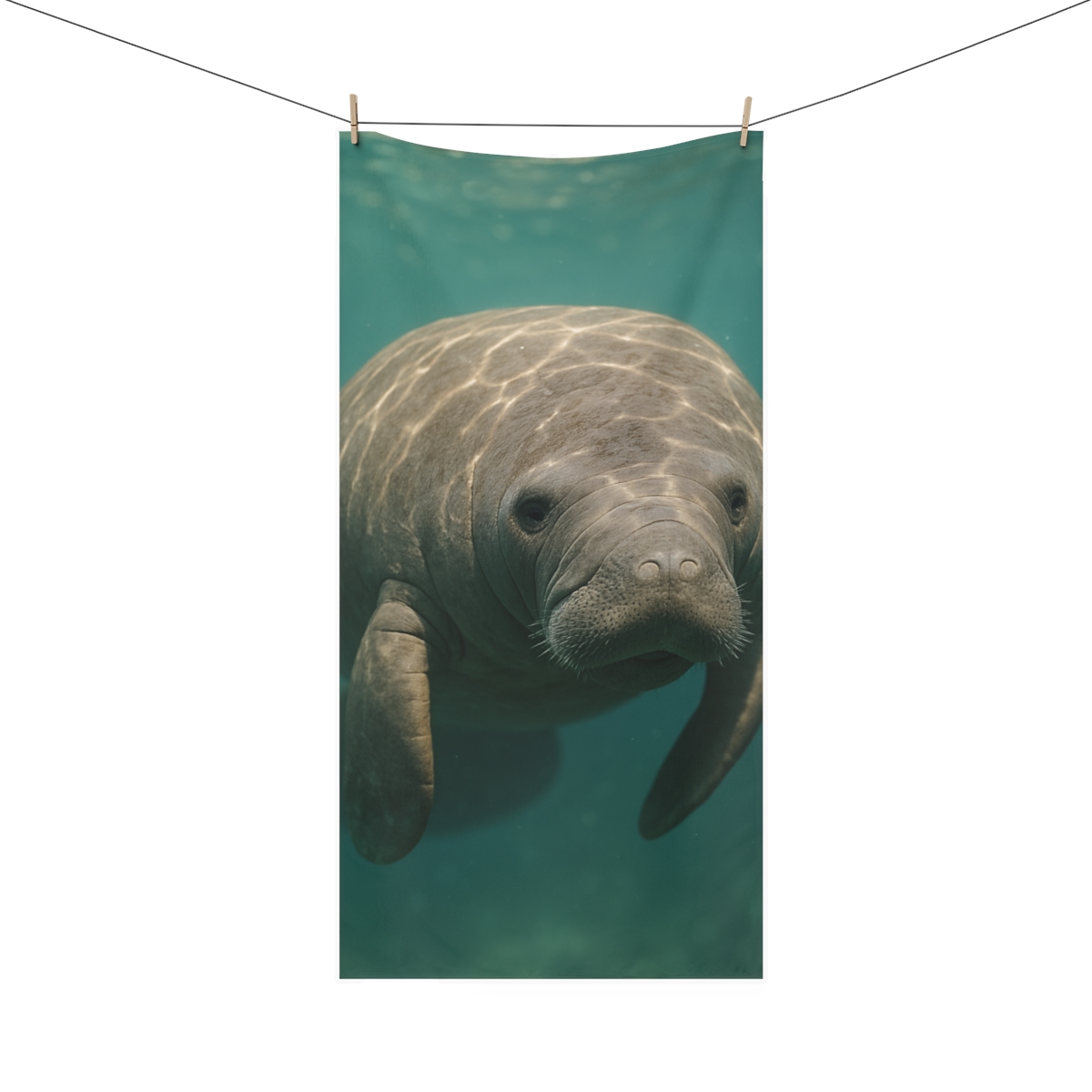 Aurora Drift Manatee comfortable face towels