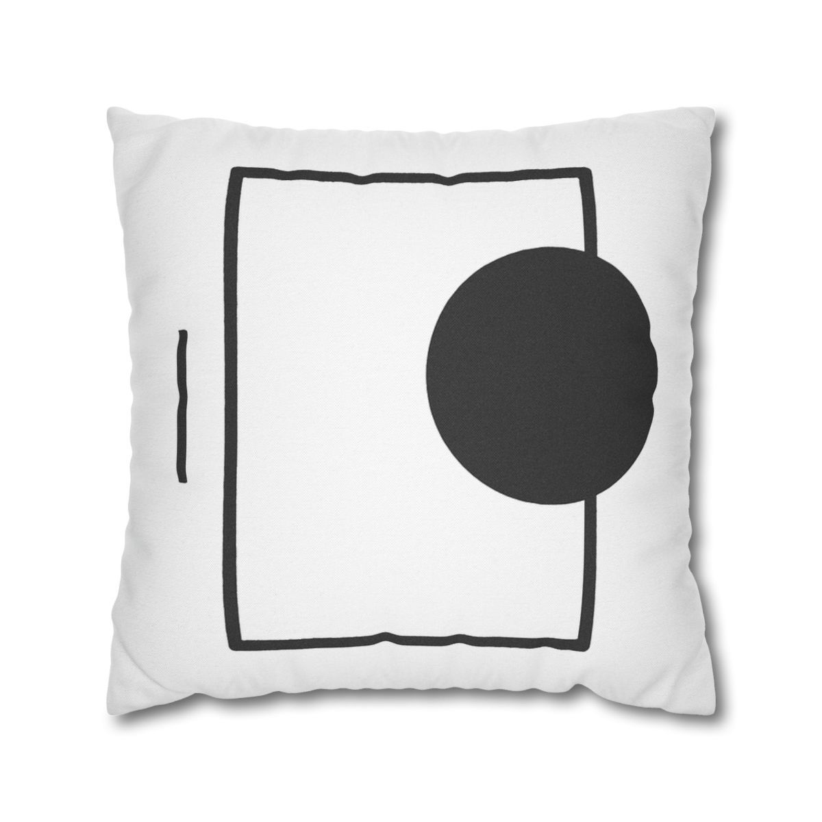 Minimal Eclipse Frame Trio custom pillow cases