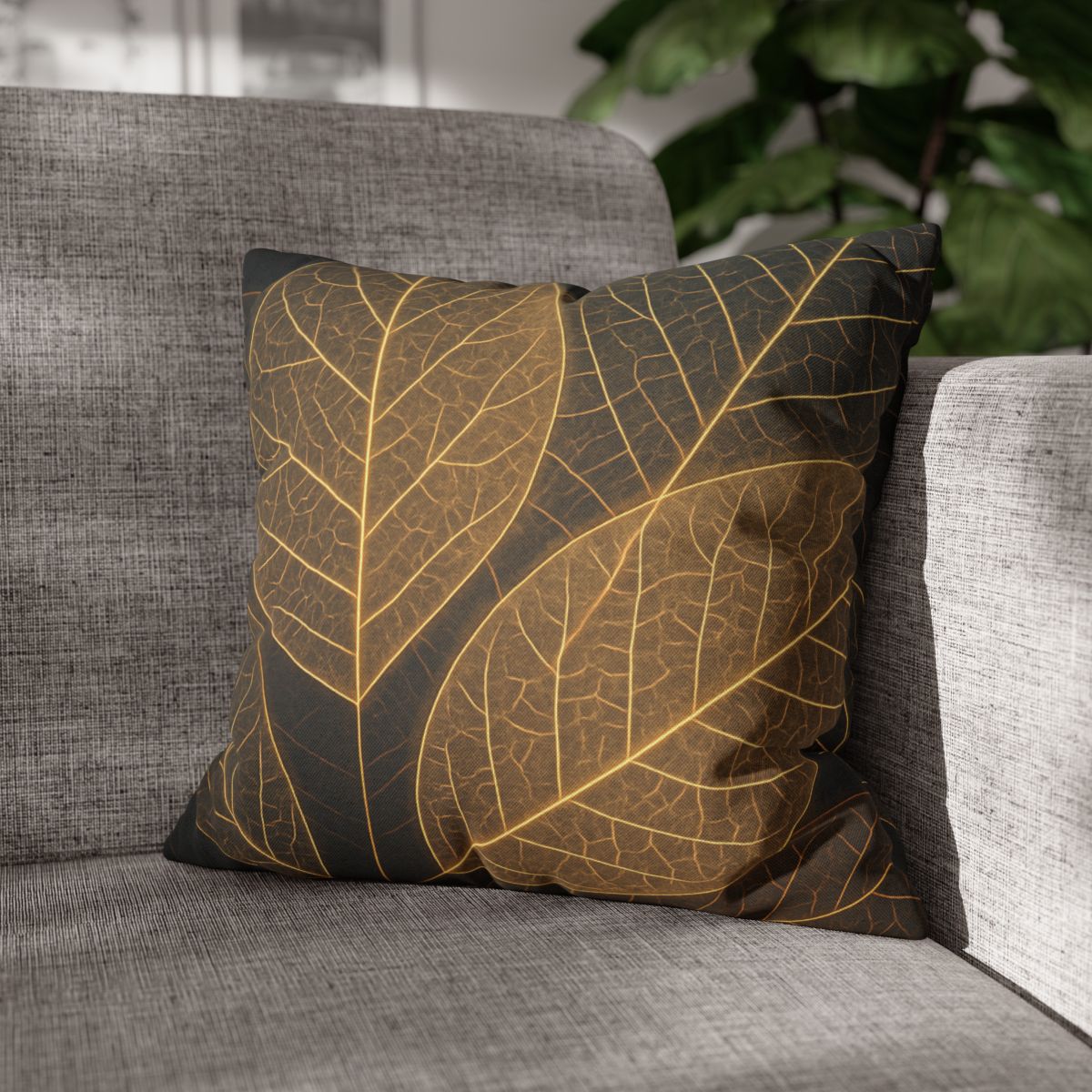 Solar Leaf Lattice unique gift pillow cases