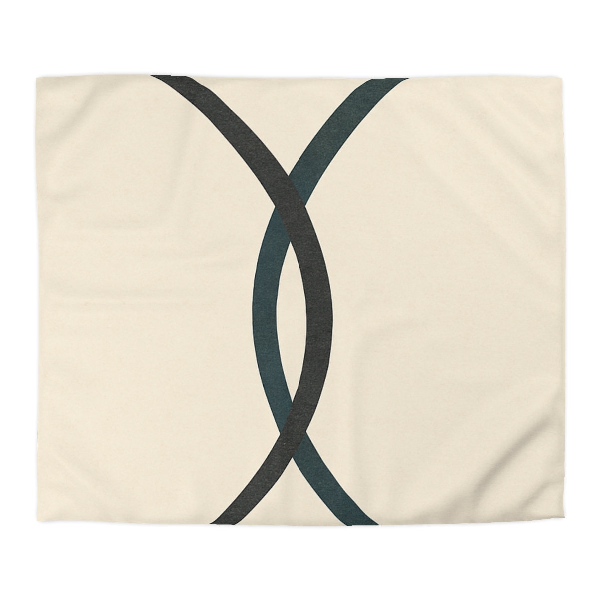 Intersecting Arc Duo Balanced unique patterned duvets