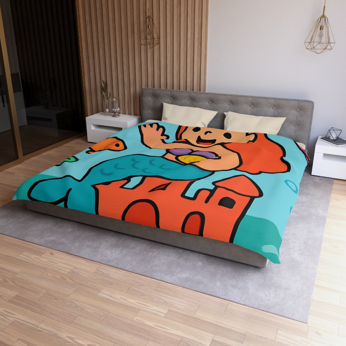 Coral Castle Mermaid trendy bedroom duvets