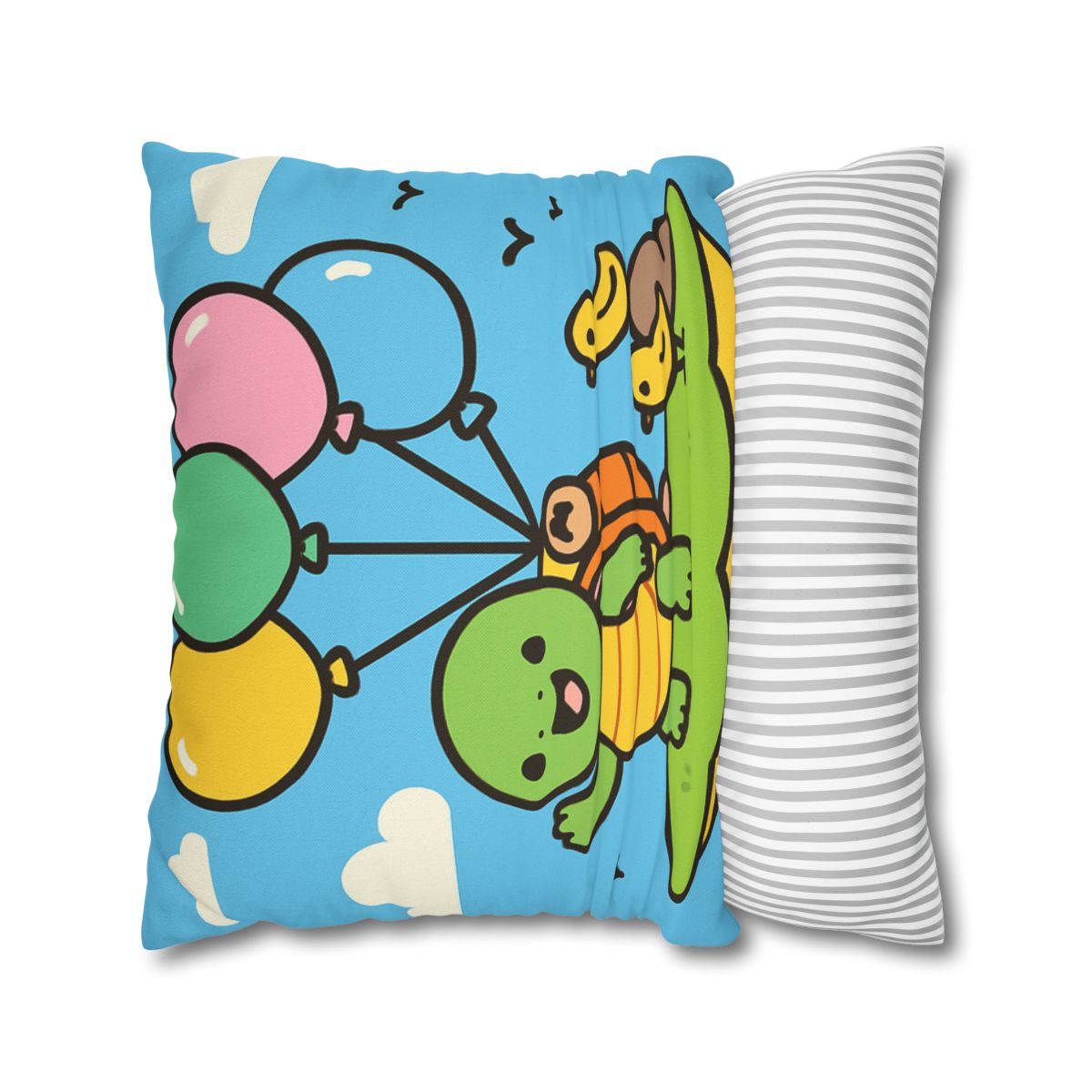 Balloon Island Adventure stylish decorative pillowcases