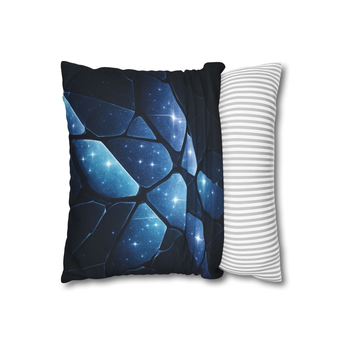Starlit Fracture Mosaic personalized pillow covers