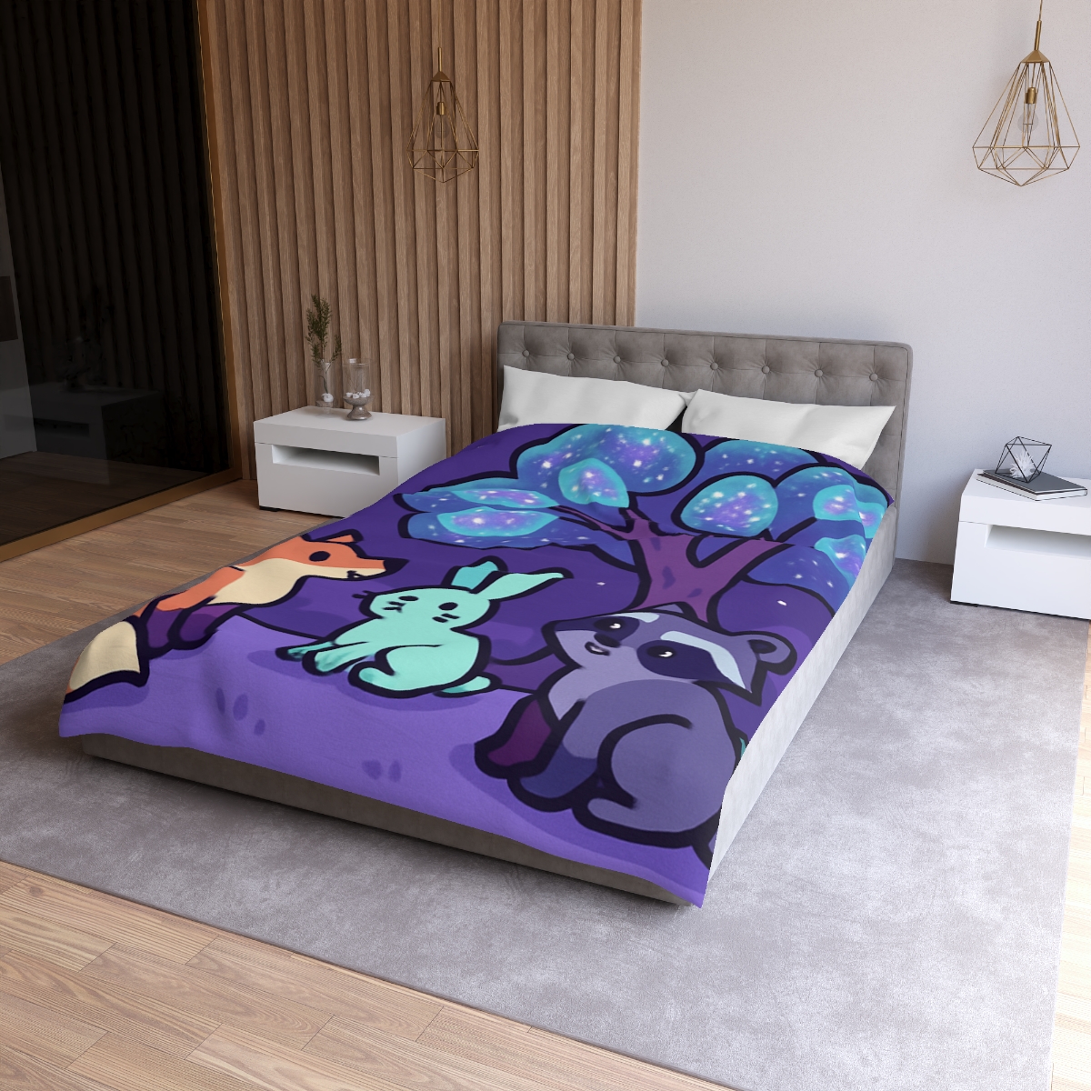 Nebula Forest Friends warm winter duvets