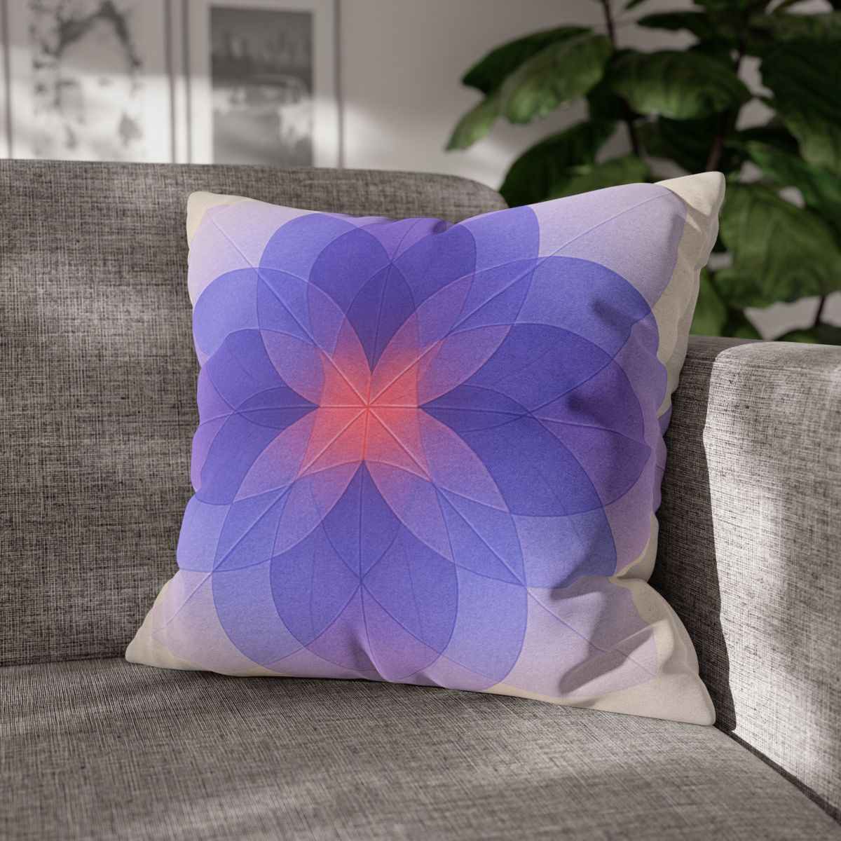 Petal Prism Overlap custom pillow cases