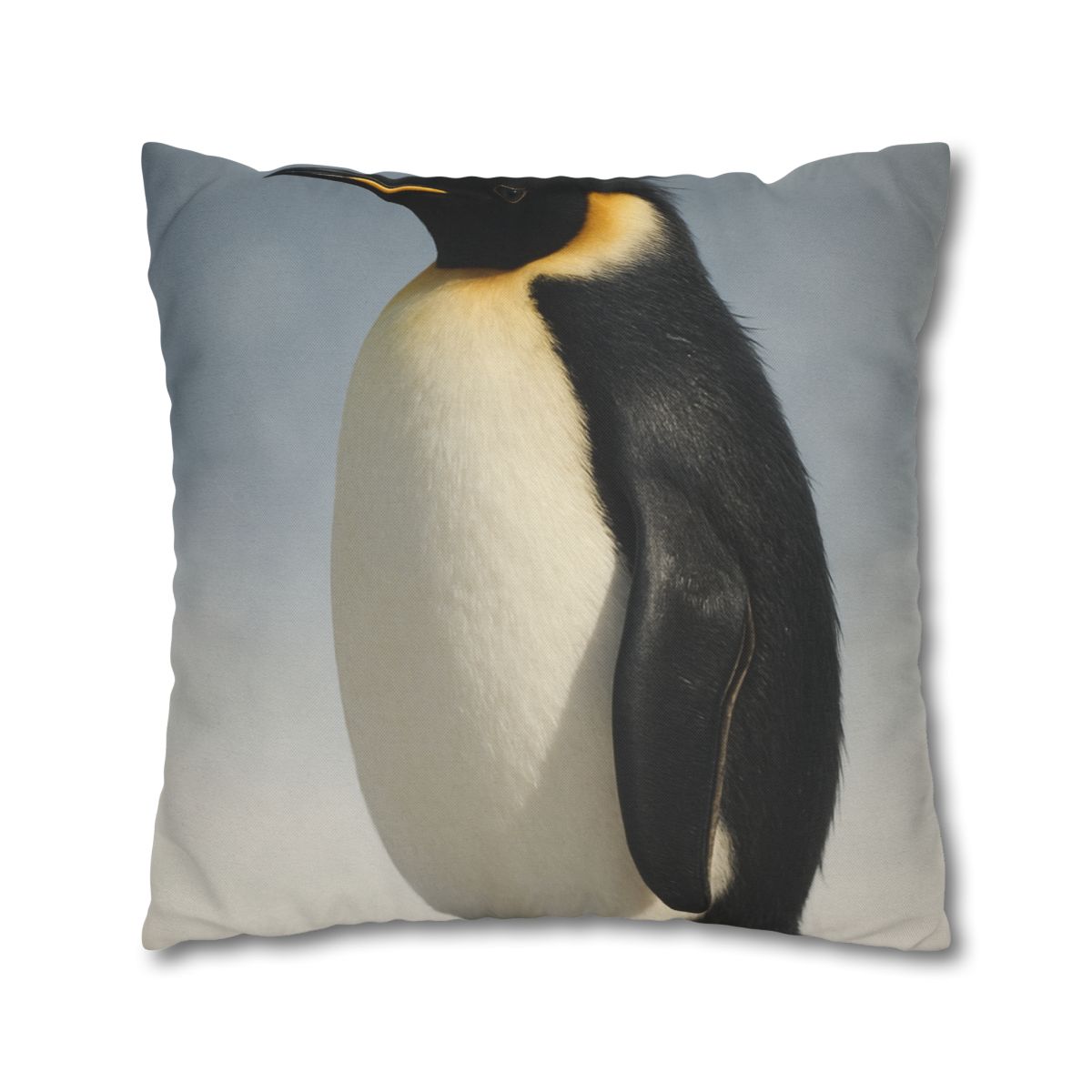 Glacier Gleam Emperor Penguin designer print pillow cases