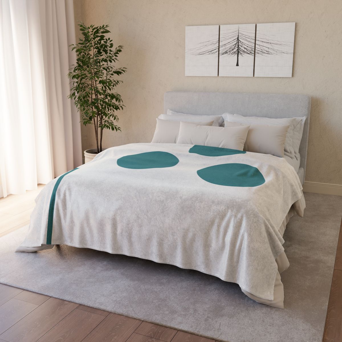 Three Circle Drift With Corner Bar trendy patterned blankets