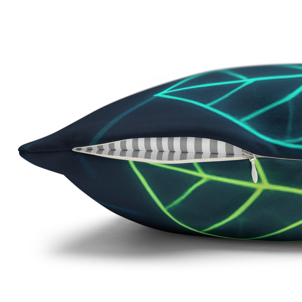 Leaf Vein Circuit Flow designer print pillow cases