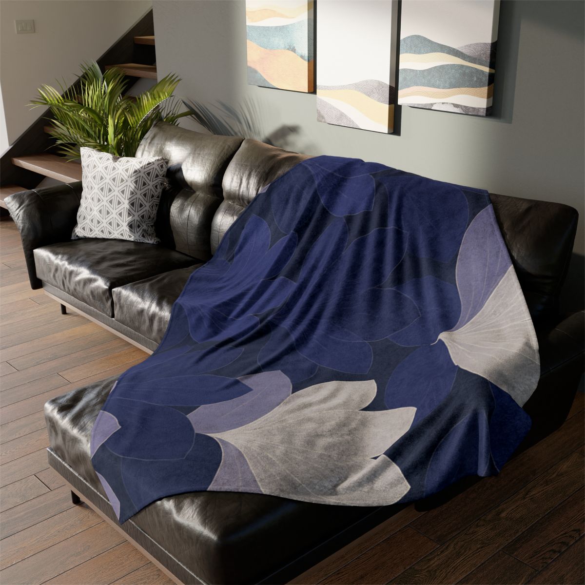 Petal Shadow Tessellation decorative home blankets