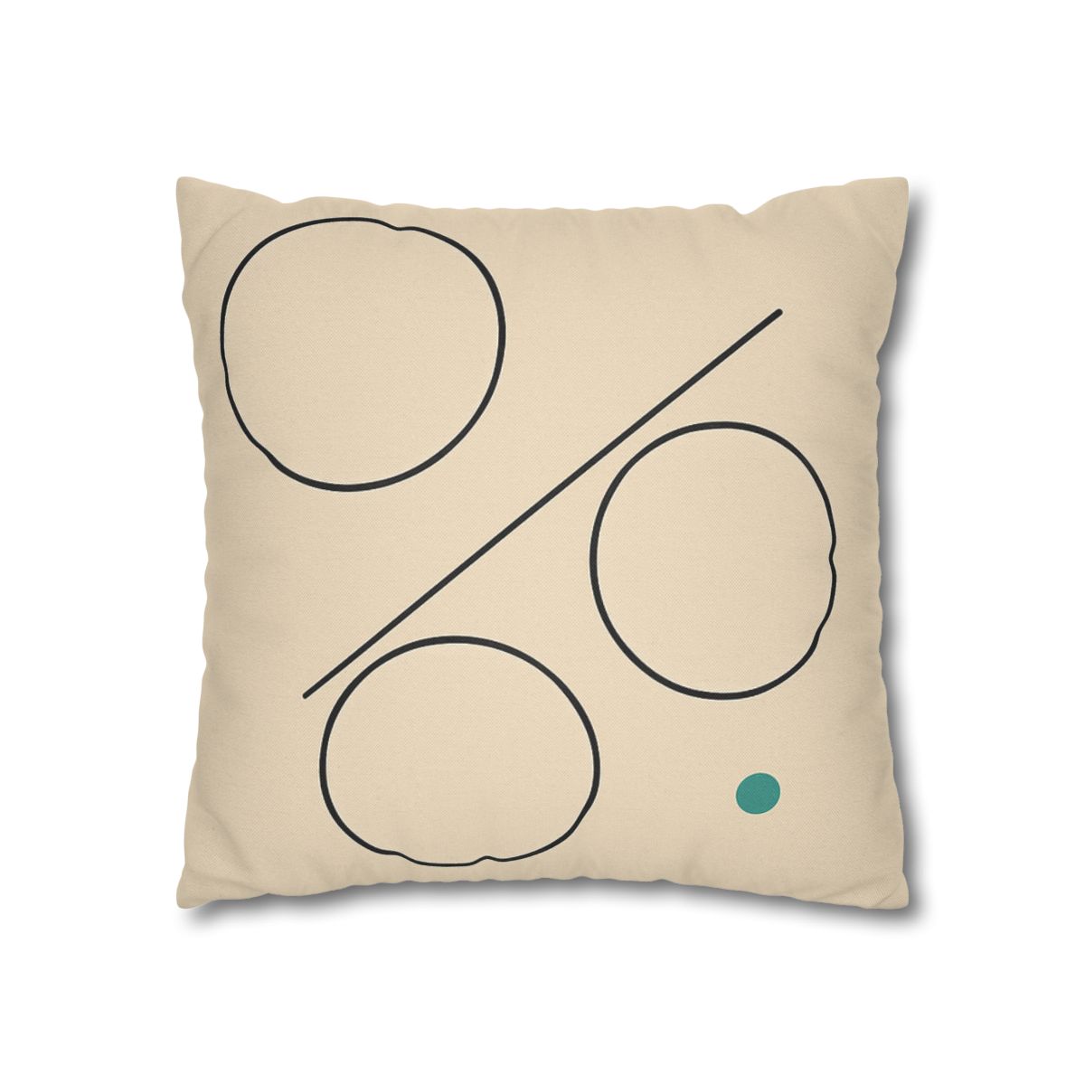 Triad Discs With Shared Tangent Line personalized pillow covers