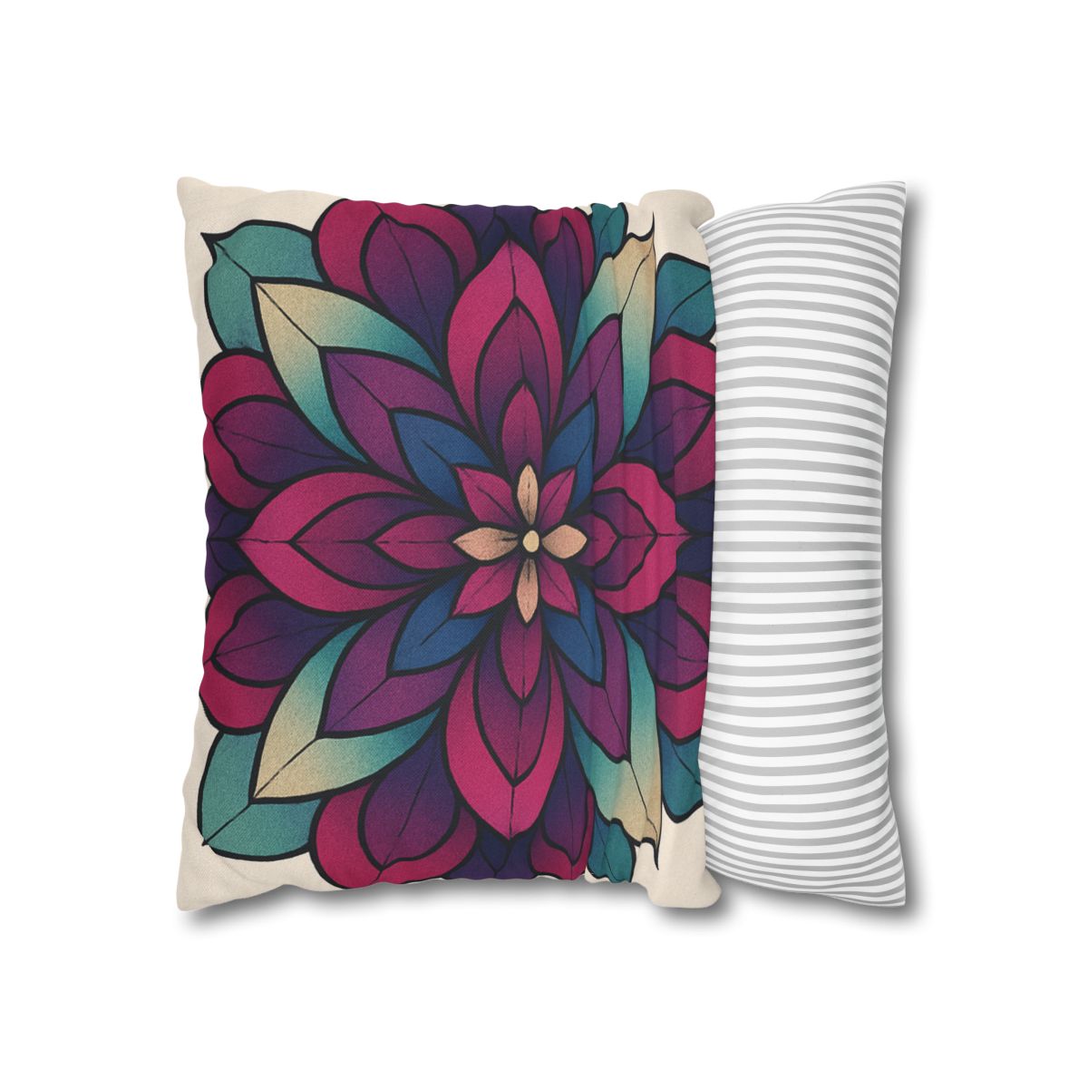 Petal Prism Overlap custom pillow cases