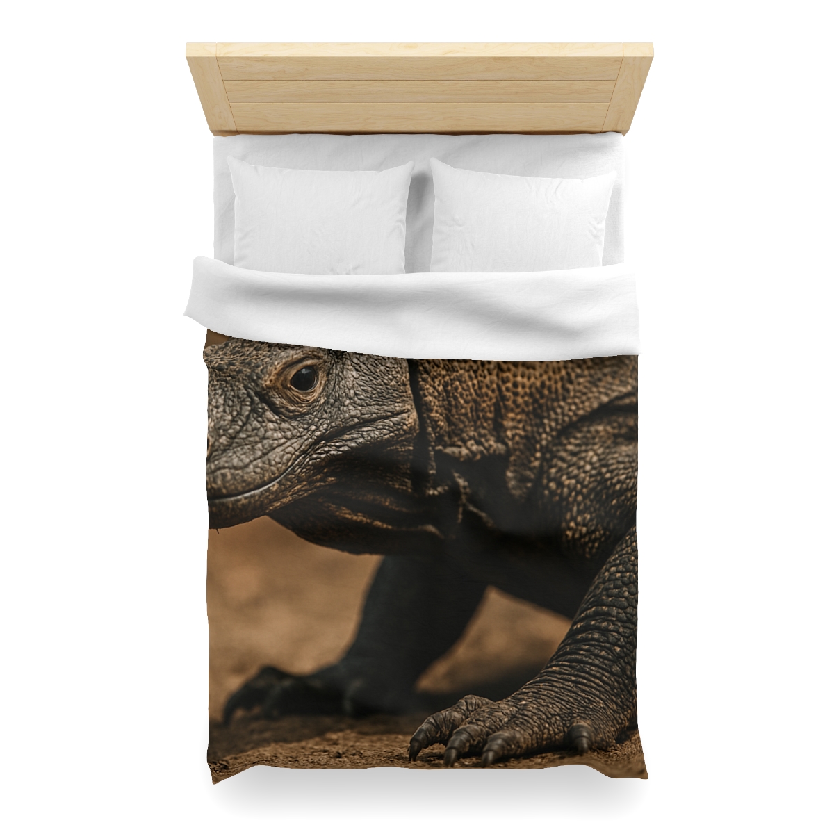 Ancient Sentinel Komodo Dragon personalized bedding duvets