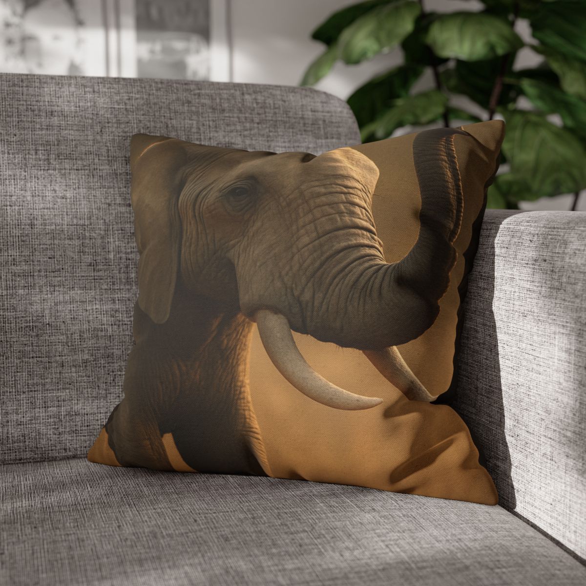 Savannah Sentinel Elephant stylish decorative pillowcases