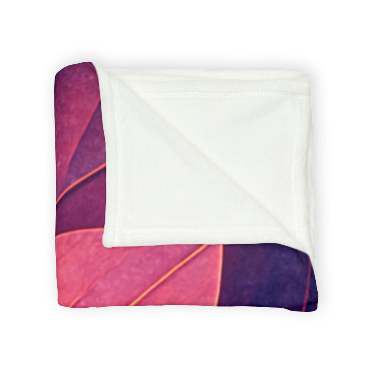 Petal Prism Overlap stylish throw blankets