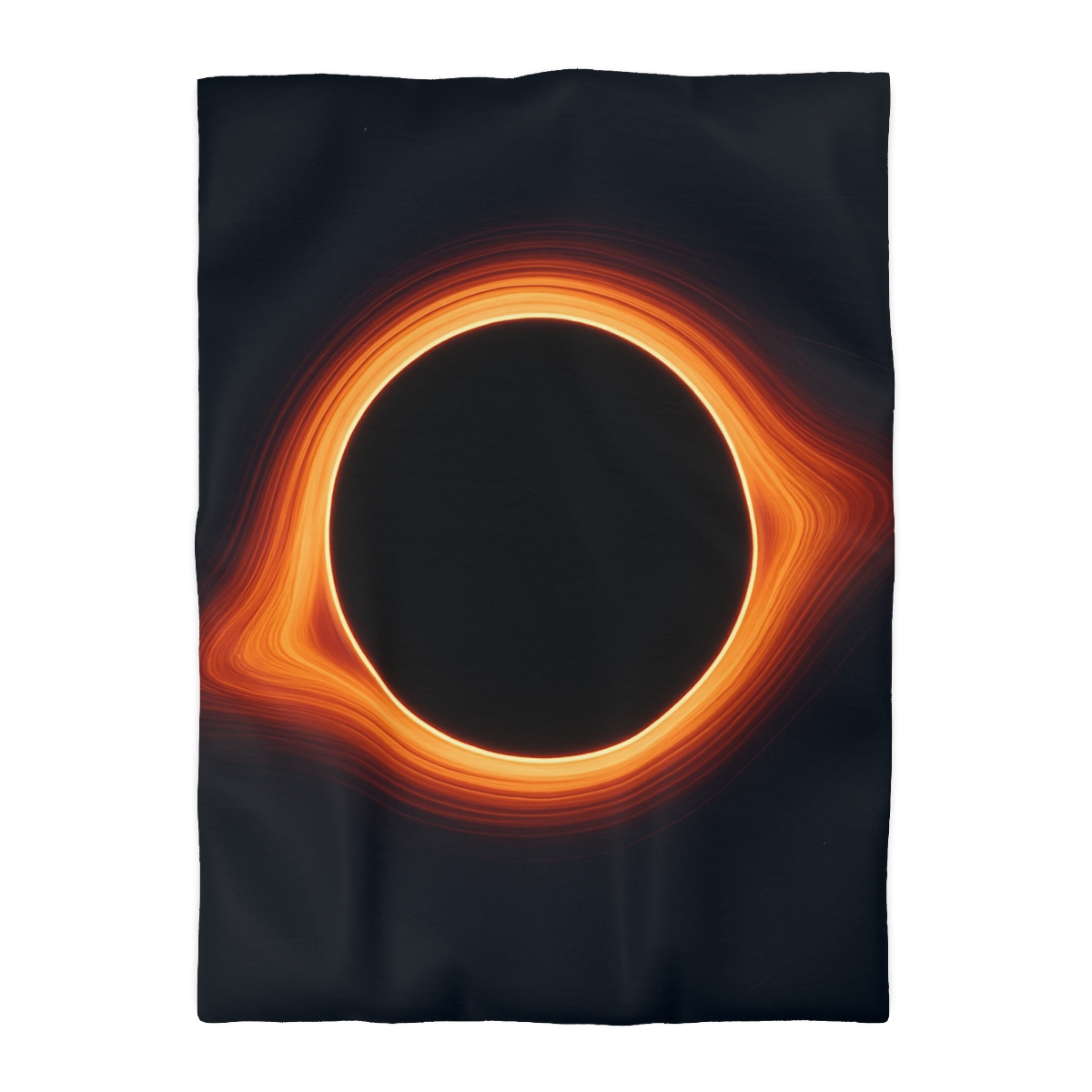 Black Hole Silhouette unique patterned duvets