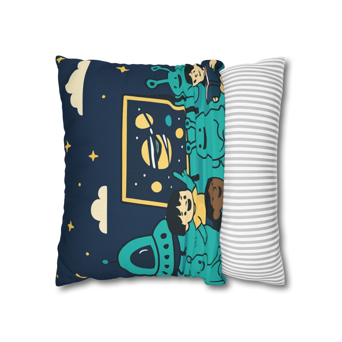 Starship Schoolyard personalized pillow covers