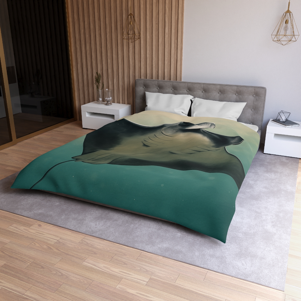 Velvet Current Manta Ray warm winter duvets