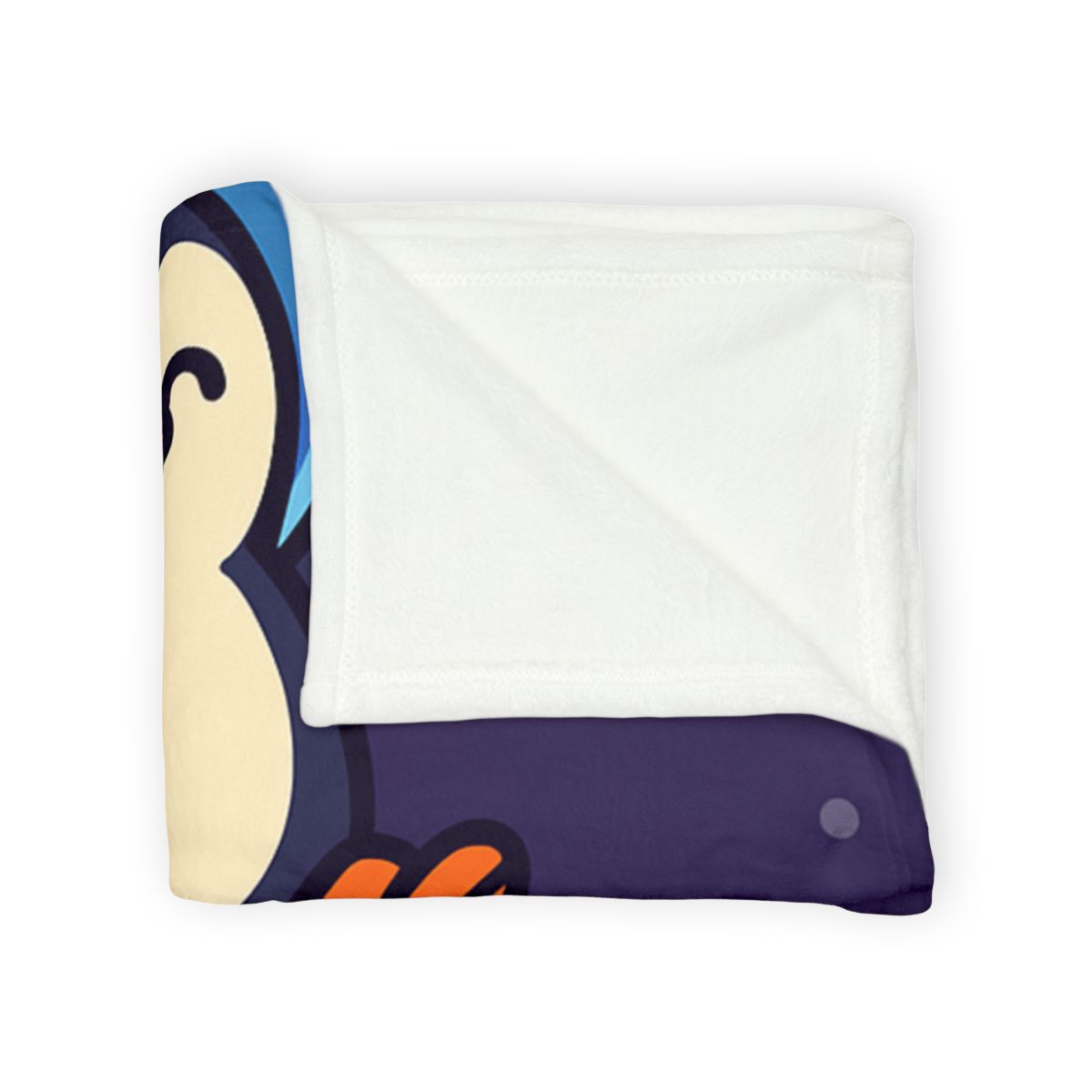 Planet Hopping Penguin Adventure personalized cozy blankets