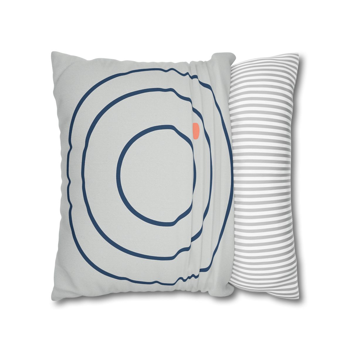 Three Calm Rings With Accent Dot trendy patterned pillow cases