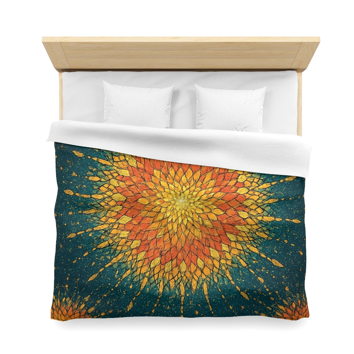 Starburst Mosaic Halo custom duvets