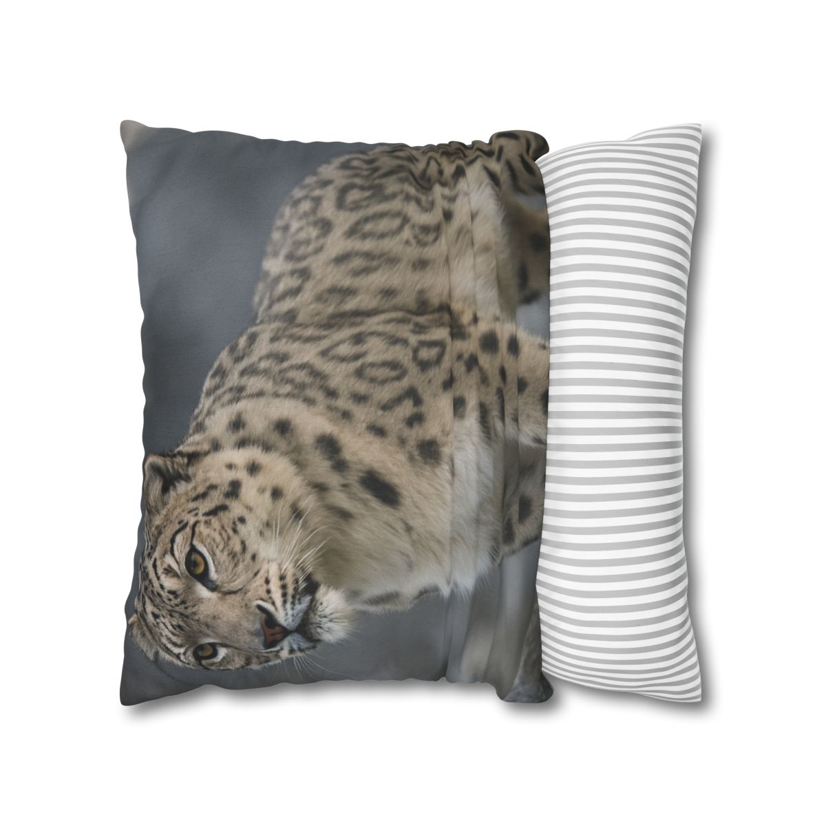 Snow Leopard Silent Summit trendy patterned pillow cases