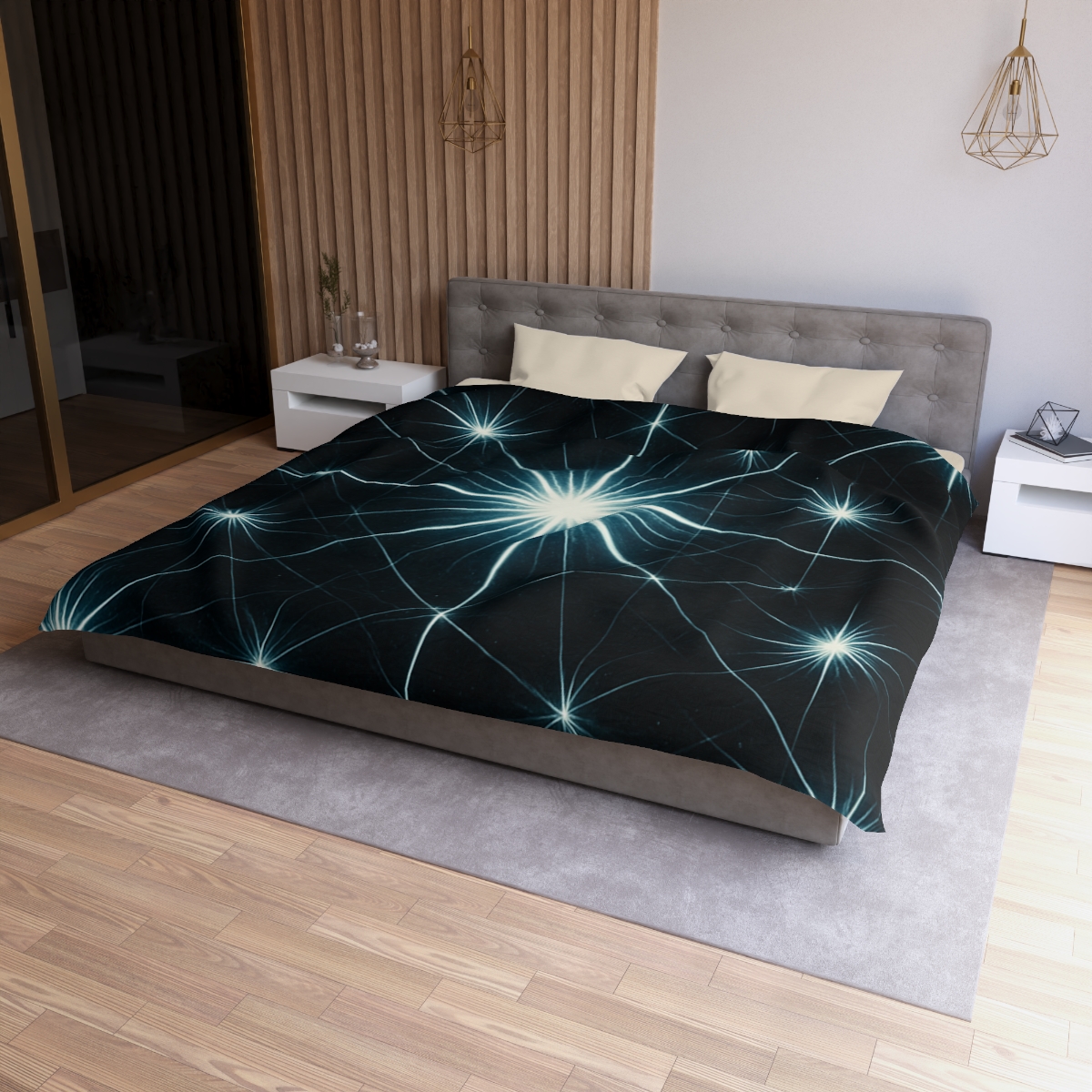 Starburst Choir Lattice custom duvets