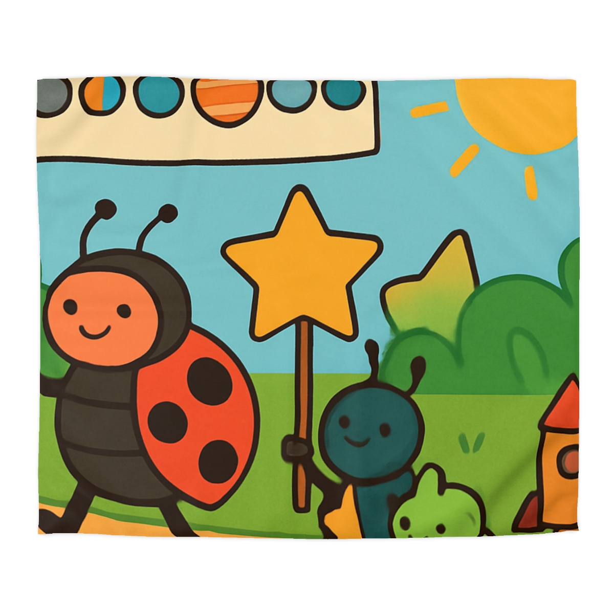 Galaxy Garden Insect Parade duvets for gifts